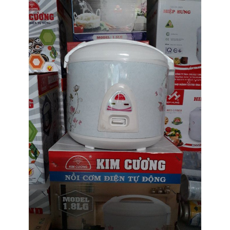 [Mã ELHADEV giảm 4% đơn 300K] Nồi Cơm Kim Cương 1.8LG Nắp Gài Việt Nam GIÁ SỈ SIÊU RẺ