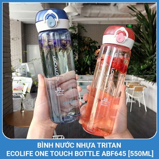 Bình nước nhựa Tritan Lock&Lock One Touch Bottle 500ml ABF645