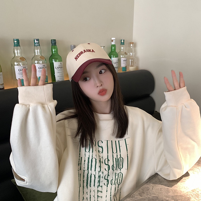 Mũ Lưỡi Trai Màu Sắc Phong Cách Hàn Quốc Thời Trang Cho Nữ