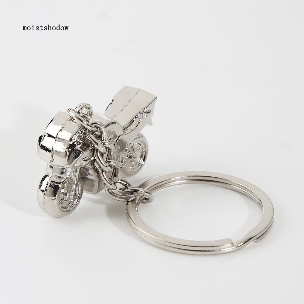 Móc khóa kim loại hình xe máy dành cho nam