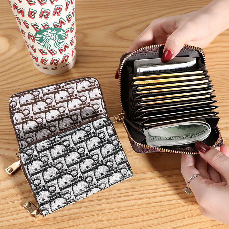 Ví Nữ , bóp nữ gấu dâu cute cầm tay 11  ngăn