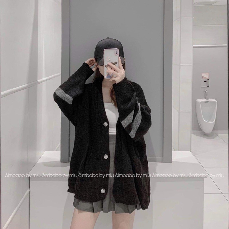 Áo len lông thỏ sọc tay Simbabo | BigBuy360 - bigbuy360.vn