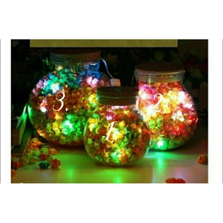 Combo 1 lọ thuỷ tinh +1 đèn+1000 giấy gấp