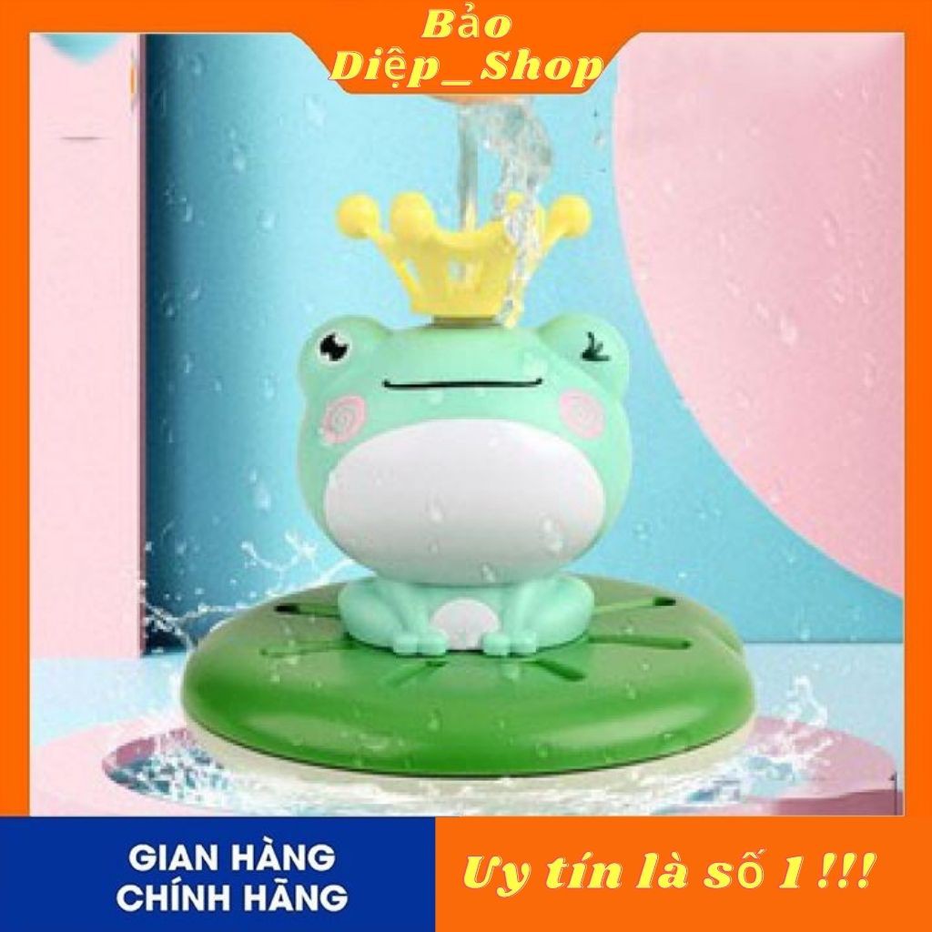 Ếch phun nước,đồ chơi nhà tắm phun nước cho trẻ nhỏ chạy bằng pin với 5 đầu phun thay đổi.