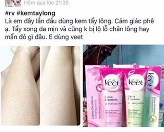 Kem tẩy lông VEET của Pháp