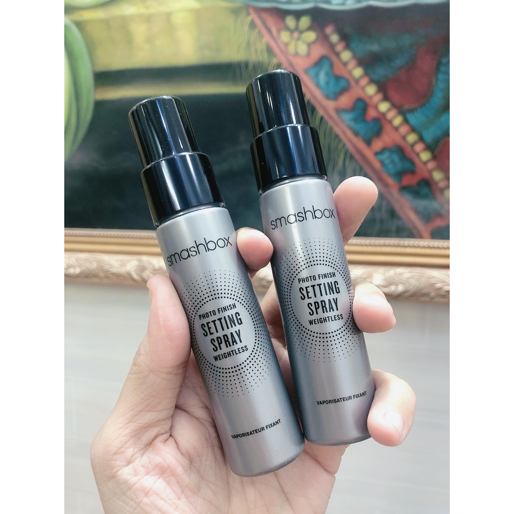 [TRAVELSIZE 30ML ] XỊT GIỮ MAKEUP SMASHBOX PHOTO FINISH WEIGHTLESS LONG WEAR MAKEUP SETTING SPRAY