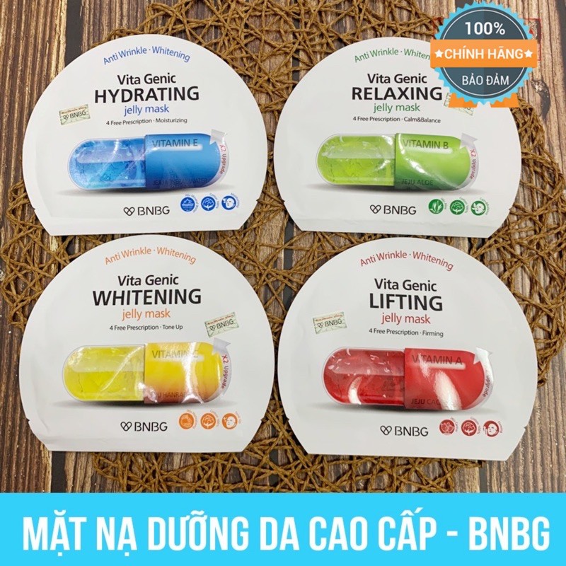 Mặt Nạ Viên Thuốc Banobagi Vita Genic ❤️ Mặt Nạ Vitamin đủ 4 màu ❤️ Cam kết chính hãng - 20ml