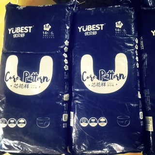 Bỉm quần Yubest Core Pattern phiên bản cải tiến M84 L78 XL72