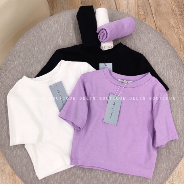 Croptop có tay ba màu | BigBuy360 - bigbuy360.vn