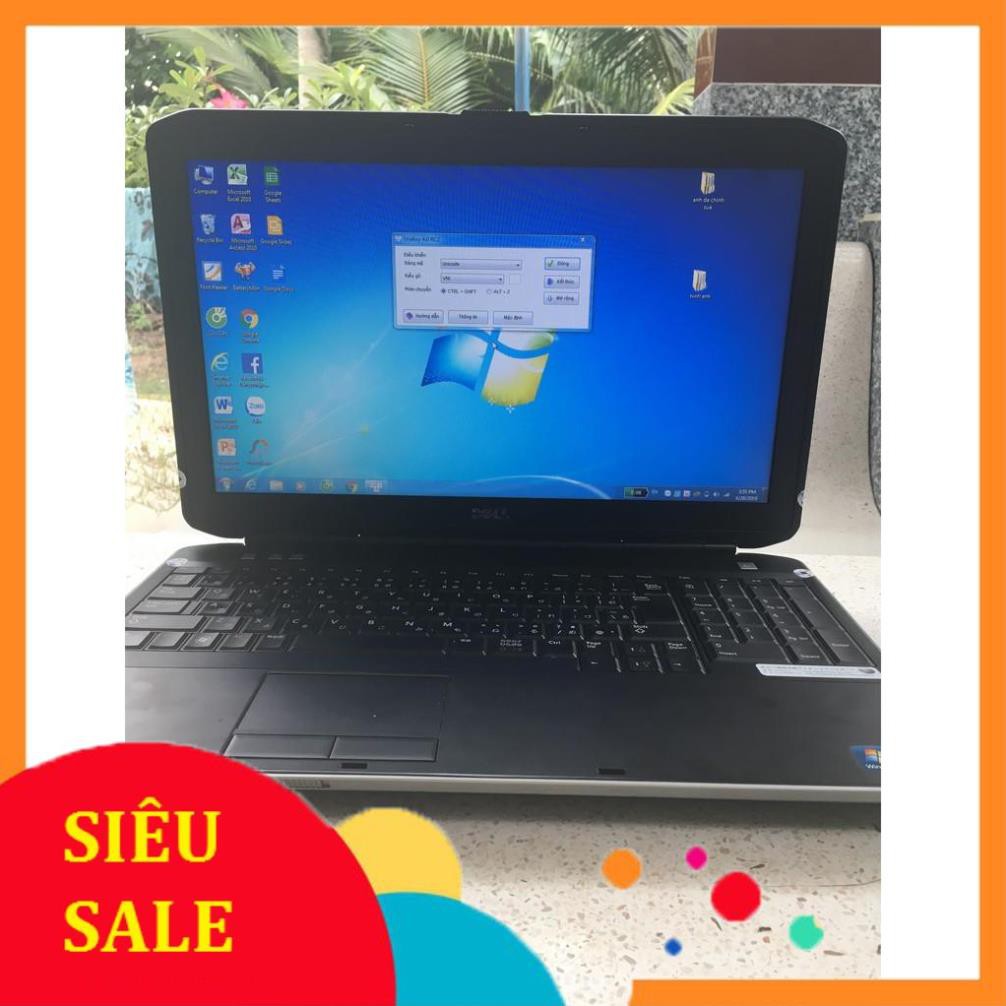 Siêu sale- Laptop cũ Dell Latitude E5530, Core i5, Ram 4GB, HDD 250GB