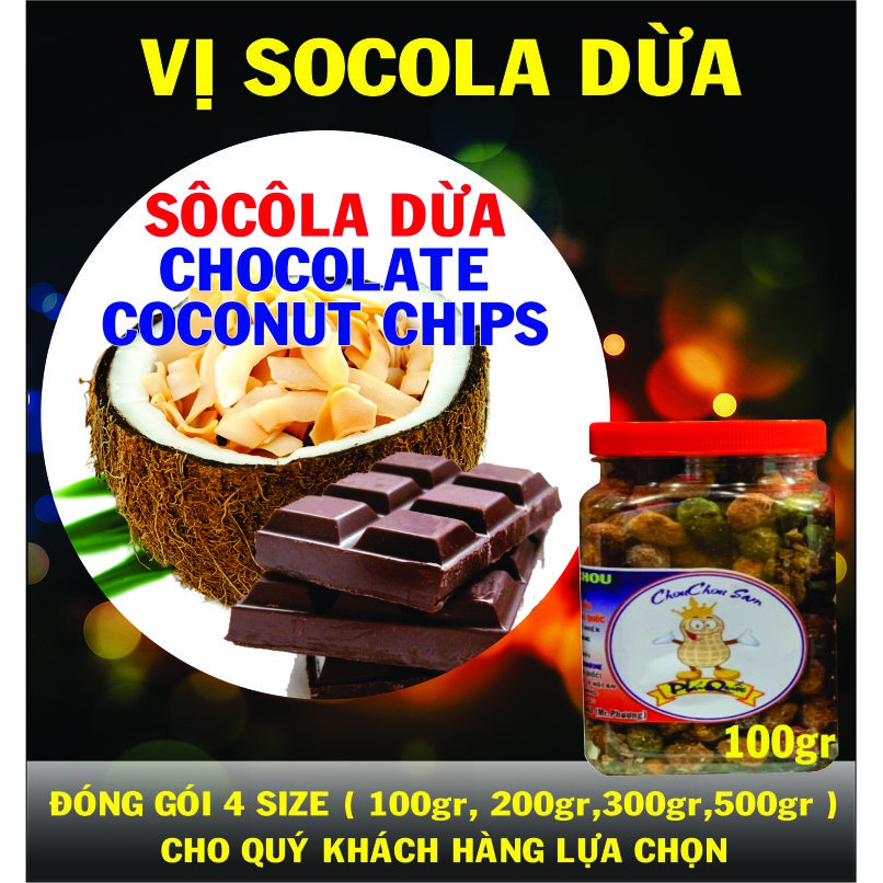 Đậu Phộng CHOUCHOU PQ Vị Socola Dừa