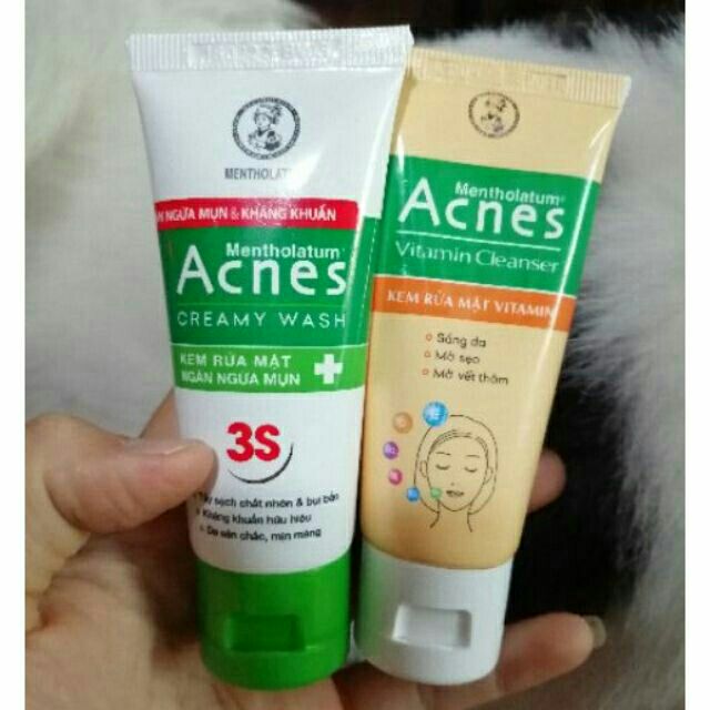 Kem rửa mặt Acnes 3s 25g