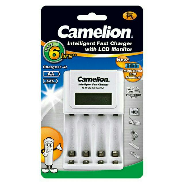 Bộ sạc nhanh Camelion BC-1012 màn hình tự động