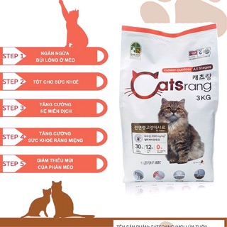 THỨC ĂN MÈO CATSRANG 1KG CHO MÈO MỌI LỨA TUỔI