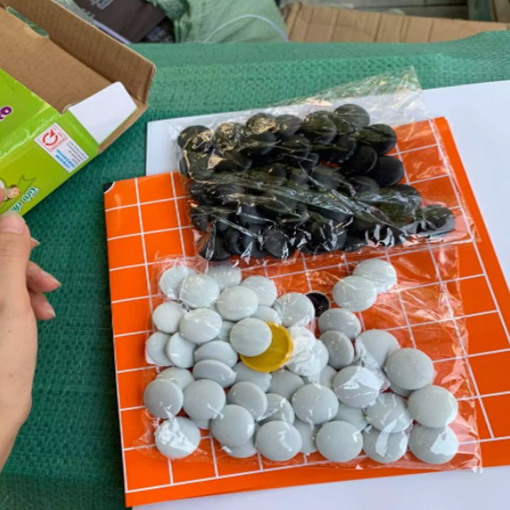 Bộ trò chơi dân gian Ô ăn quan viên gỗ - Đi tìm kho báu - 2 mặt chơi