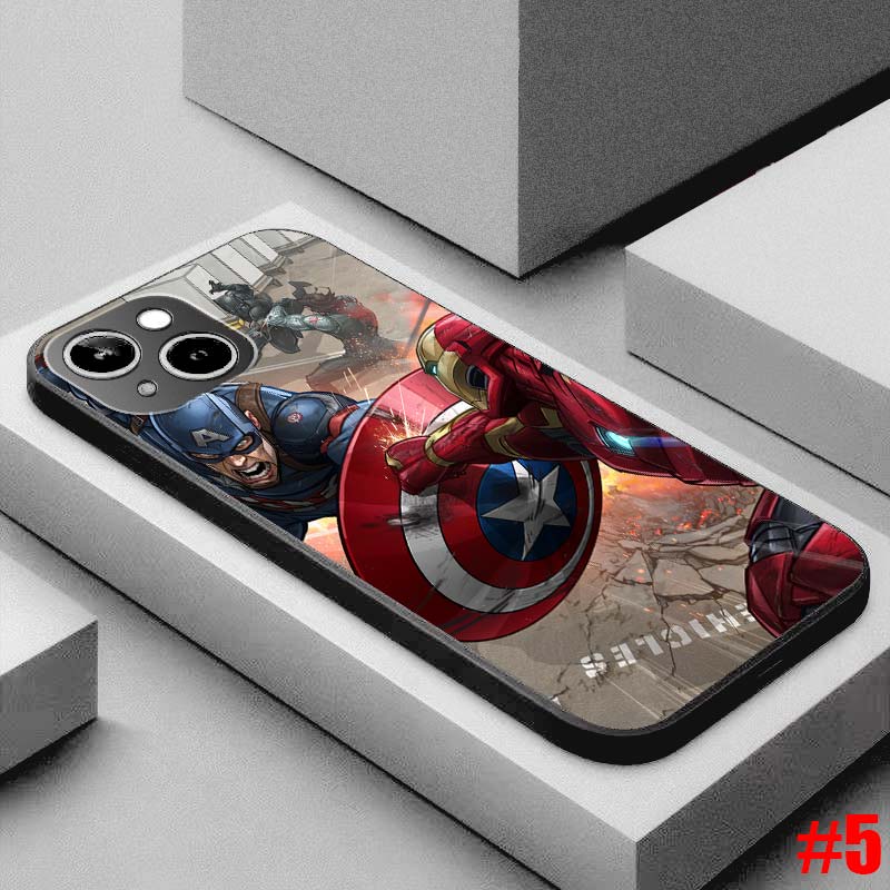 Ốp lưng TPU mềm For iPhone X 8 7 6S 6 Plus 5S SE 5 Người nhện Iron Man Hoa văn