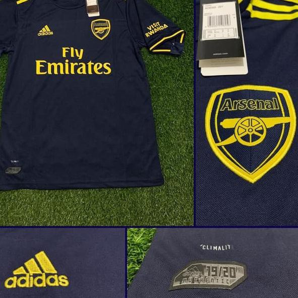 Áo Thun Họa Tiết Arsenal Jersey 3rd 2019 / 2020 Độc Đáo