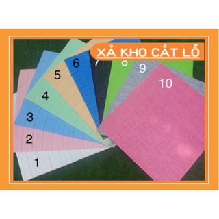 Xốp dàn tường giả gạch 3mm - Sẵn keo