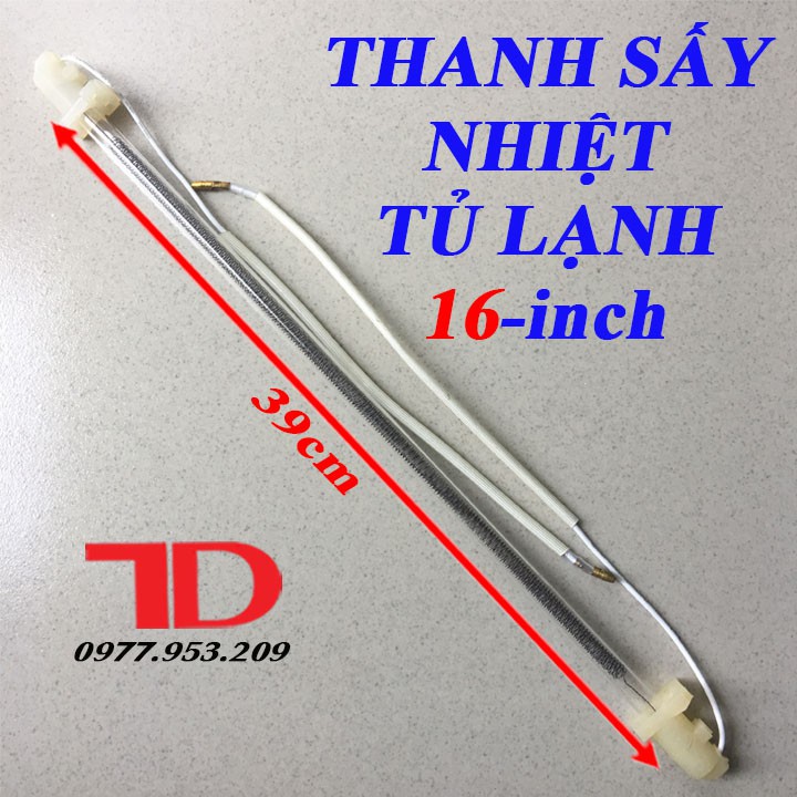 Thanh sấy nhiệt Tủ Lạnh 16 inch 180W, Điện trở phá băng Tủ Lạnh