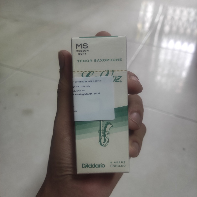 Dăm kèn Saxophone Lavoz D'Addario chính hãng - Lưỡi gà kèn đồng - Made in USA