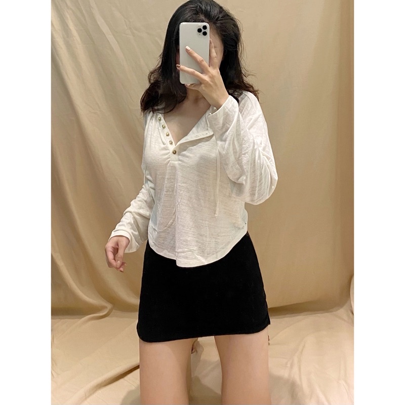 Áo Hoodie Kiểu Vạt Bầu F.21 VNXK | BigBuy360 - bigbuy360.vn