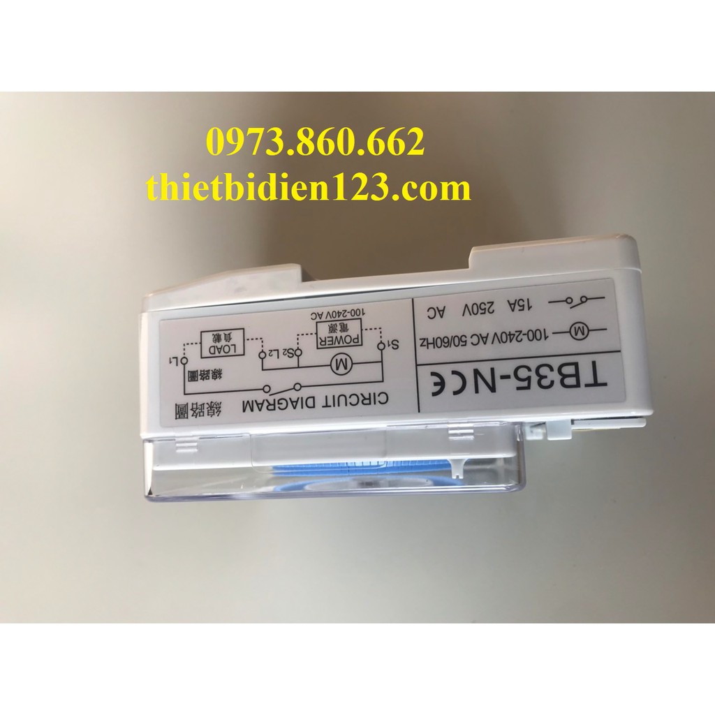 Công tắc hẹn giờ thời gian thực 24h - công tắc hẹn giờ TB35N  Camso