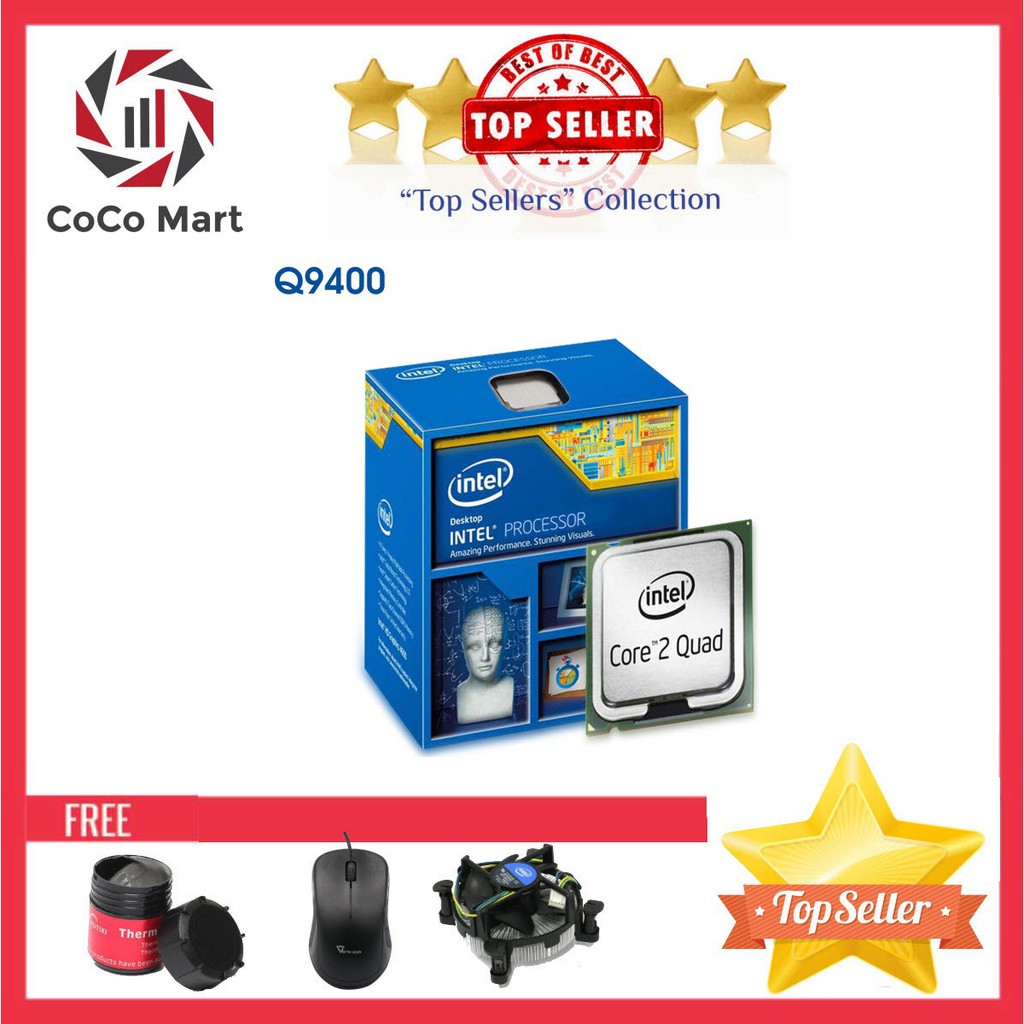 Chip xử lý Intel CPU Core 2 Quad Q9400 (4 Lõi- 4 Luồng) Chất Lượng Tốt- Hàng Nhập Khẩu | BigBuy360 - bigbuy360.vn