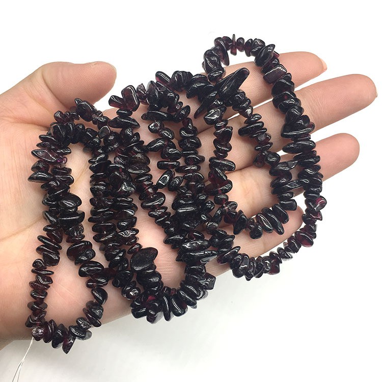 Hạt Đá Garnet Tự Nhiên 5x8mm Dùng Làm Trang Sức Thủ Công