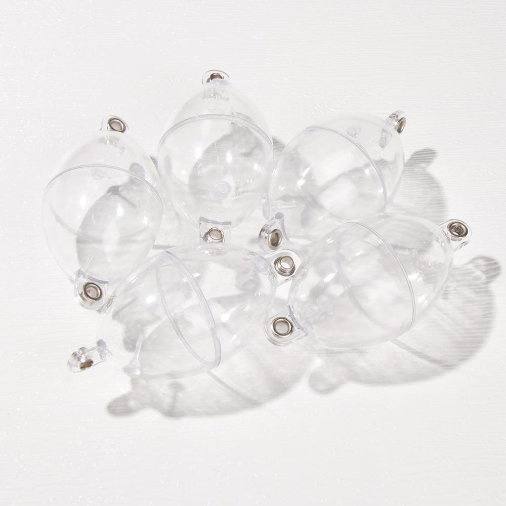 Set 5 Phao Nổi Câu Cá Bằng Nhựa ABS Màu Xanh Lá / Tím / Trong Suốt