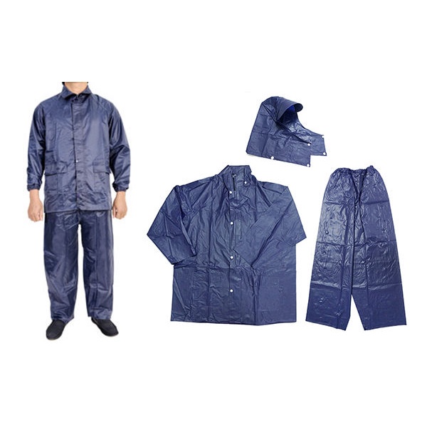 Bộ Quần Áo Đi Mưa Vải PVC Size XL