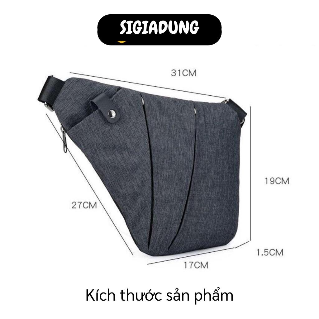 [SGD] Túi Đeo Chéo Trước Ngực - Túi Bao Tử 3 Ngăn Chống Trộm Cho Nam, Không Thấm Nước 7839