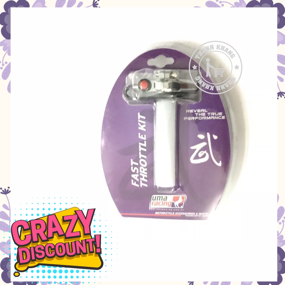 Cùm ga tăng tốc uma 1039 gắn cho mọi loại xe máy  thanh khang 006001039