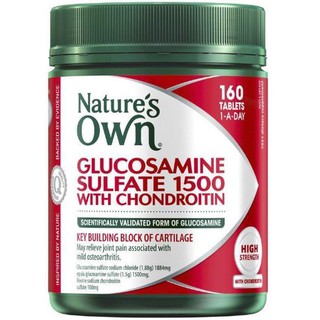 GLUCOSAMINE 1500 WITH CHONDROITIN 160 VIÊN - HỖ TRỢ XƯƠNG KHỚP
