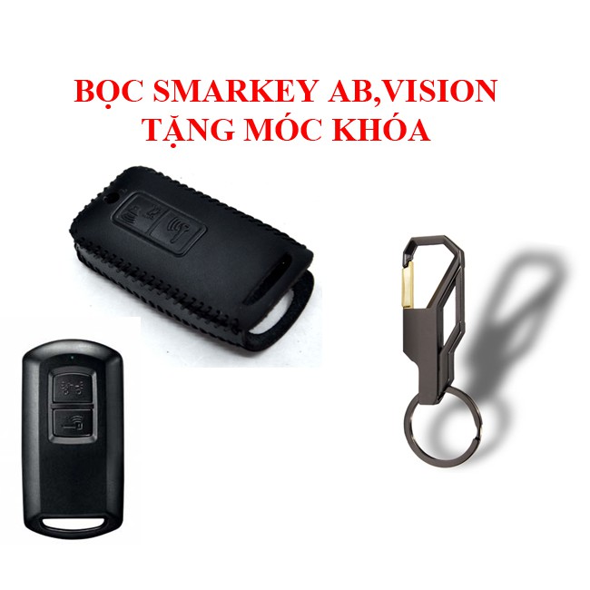 BỌC CHÌA KHÓA SMARKEY AIRBLADE, VISION DA TẶNG MÓC KHÓA
