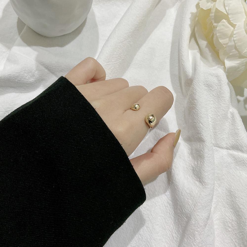 Nhẫn Đeo Tay Kim Loại Tạo Hình Độc Đáo Cho Nữ