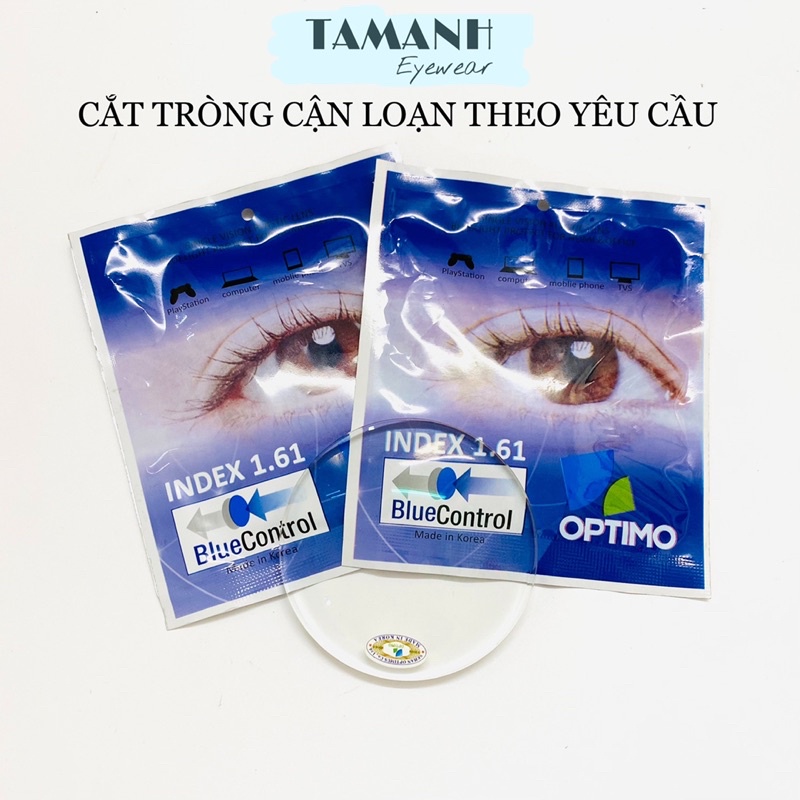 Mắt Kính Cận - viễn - loạn ANTIBLUE 1.61 chống ánh sáng xanh