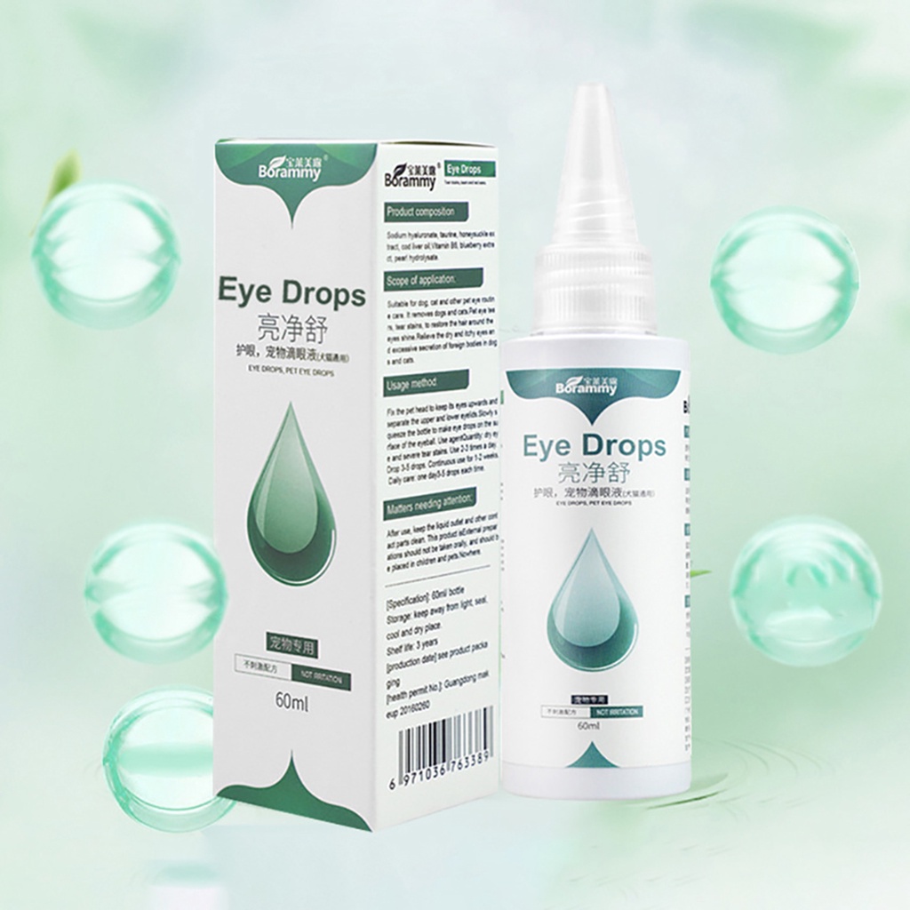 Dung Dịch Làm Sạch Vùng Da Mắt 60ml Chuyên Dụng Cho Thú Cưng