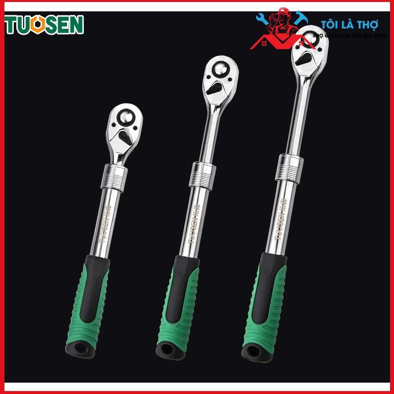 Cần xiết lực 2 chiều 1/4, 1/2, 3/8 KÉO DÀI 5 CẤP ĐỘ - Một sản phẩm của Tuosen