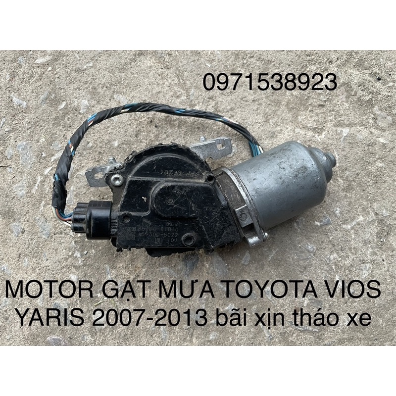MOTOR GẠT MƯA TOYOTA VIOS YARIS 2007-2014 BÃI XỊN THÁO XE 85110-0D130