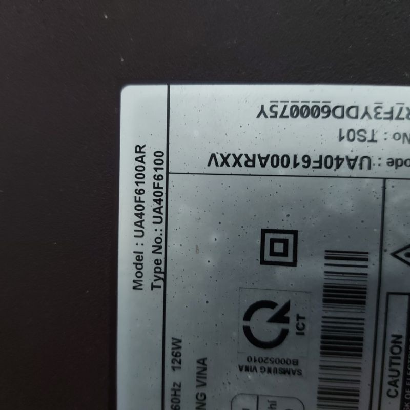 Bo mạch tivi 40F6100 UA40F6100AR