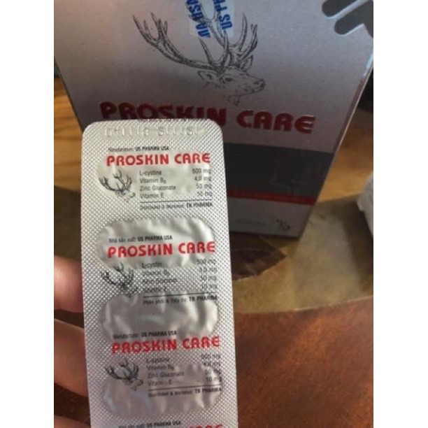 Viên uống Proskin Care giúp đẹp da chống lão hoá Hộp 60 viên