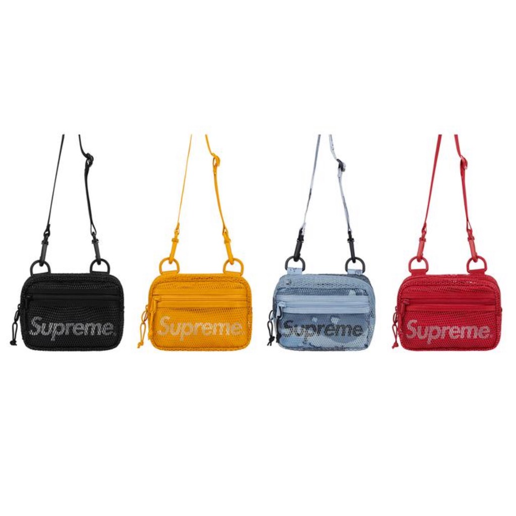 SUPREME BAG - Túi Supreme Small Shoulder SS20 (black,red,blue,yellow) [Mirror Quality]