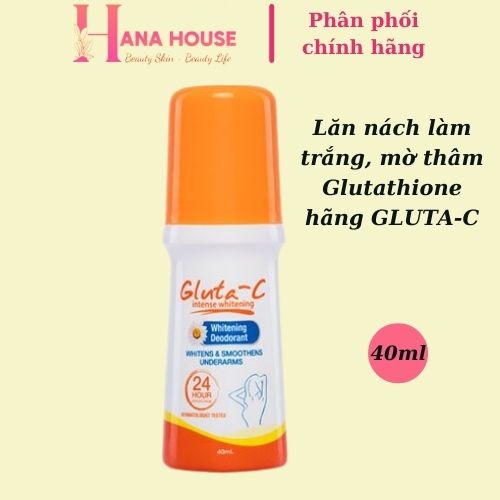 Lăn nách GLUTA-C khử mùi,mờ thâm,dưỡng trắng da 14 ngày.