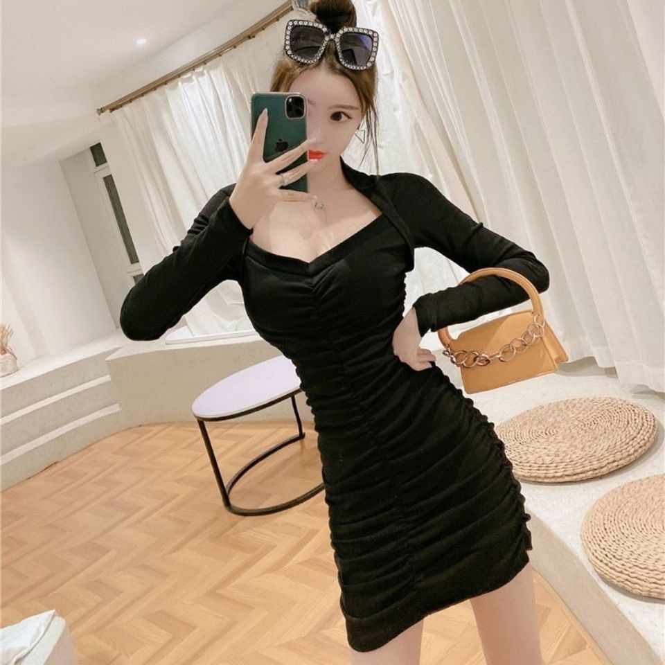 Đầm Dáng Ôm Thiết Kế Quyến Rũ Thời Trang Hàn Quốc Dành Cho Nữ