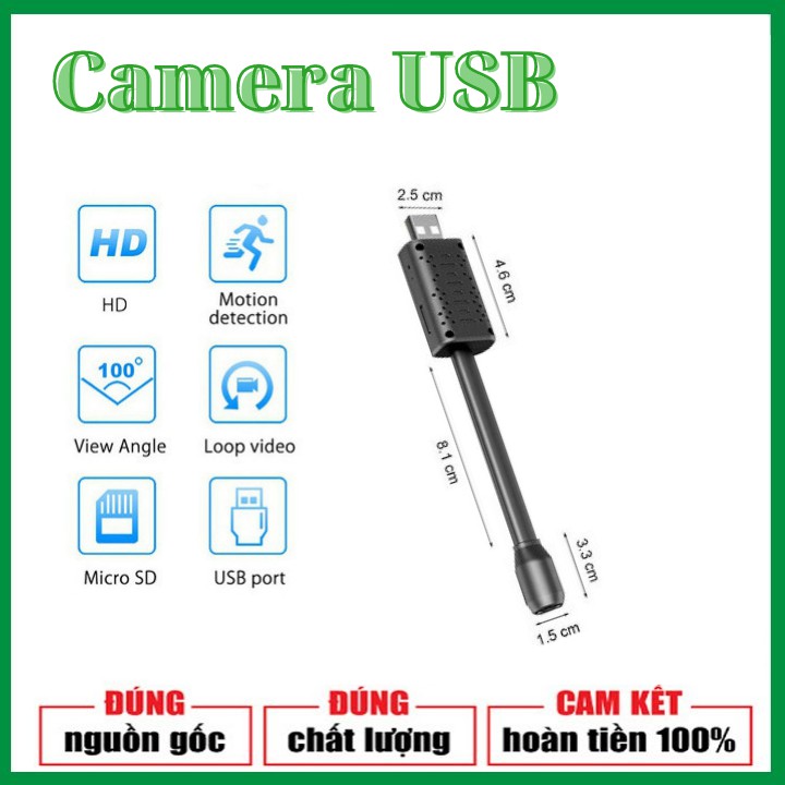 Camera IP Wi-Fi U21 HD1080P [4K] Cổng USB - Camera chạy App V380 PRO, Góc siêu rộng, siêu nét
