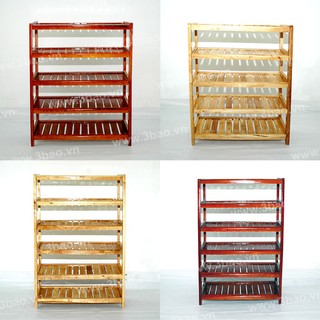 Kệ giày dép gỗ 3,4,5,6 tầng 62cm