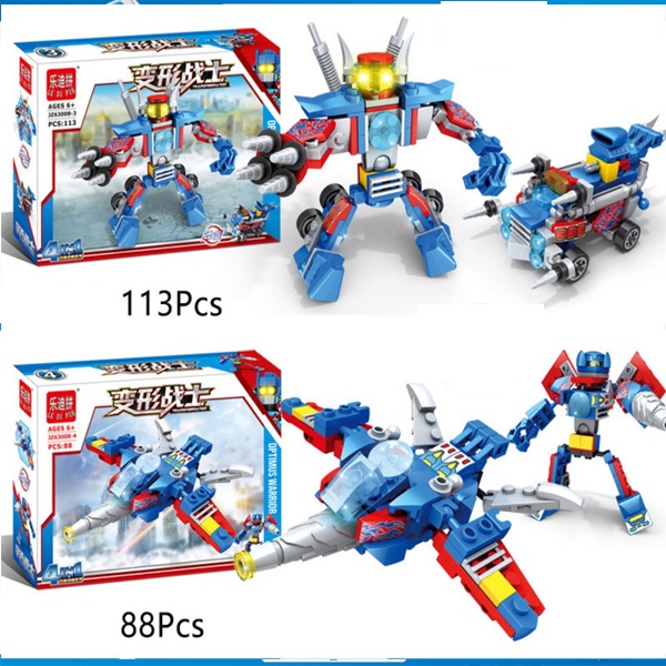 Đồ chơi lắp ráp Lego robot chiến binh người máy 4 in 1 đồ chơi giáo dục phát triển tư duy sáng tạo