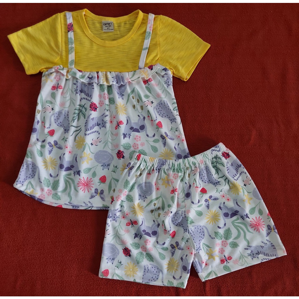 ĐỒ BỘ THUN COTTON VẢI MỀM MỊN MÁT CO GIÃN GIÁ RẺ CHO BÉ GÁI
