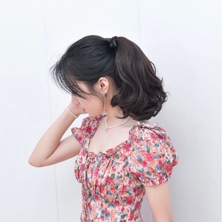 tóc buộc xoăn 25cm