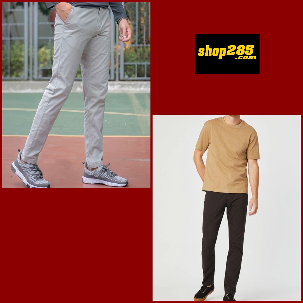 Quần Kaki Nam SLIMFIT 1 chiếc quần kaki chinos co giãn thoải mái tính ứng dụng rất cao - OK KO ĐẸP THÌ THÔI LUÔN